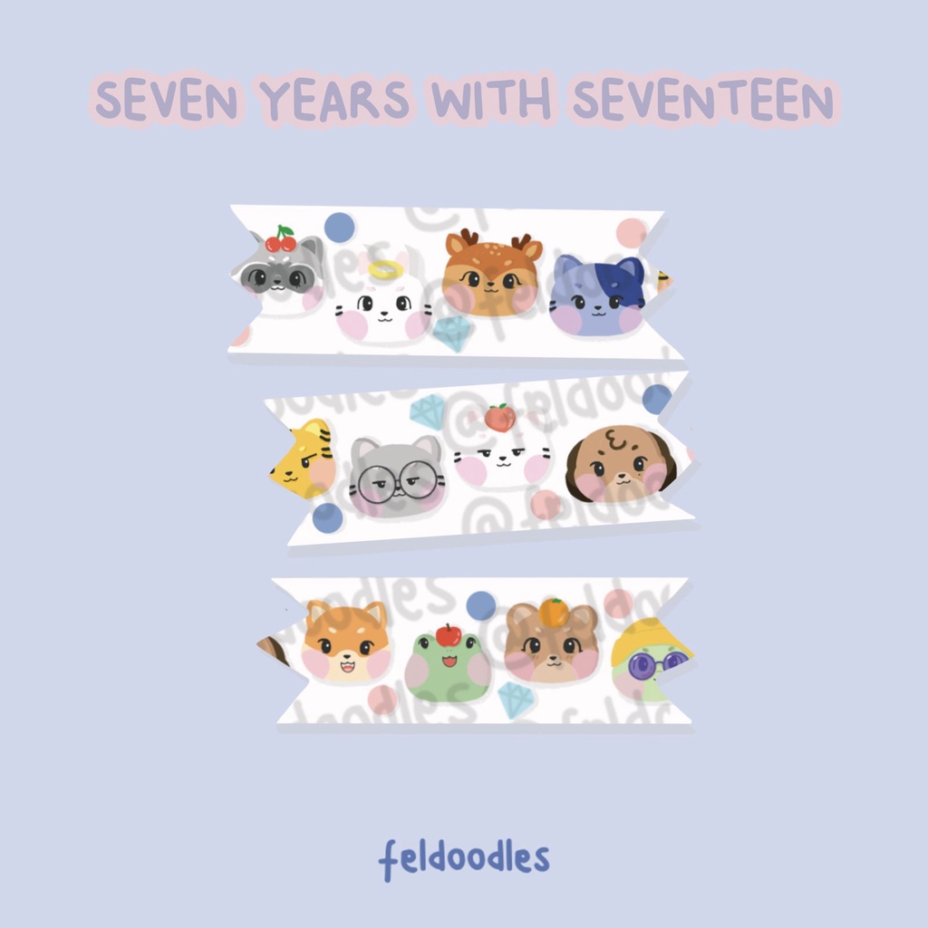 

FELDOODLES SEVEN YEARS WITH SVT WASHI TAPE