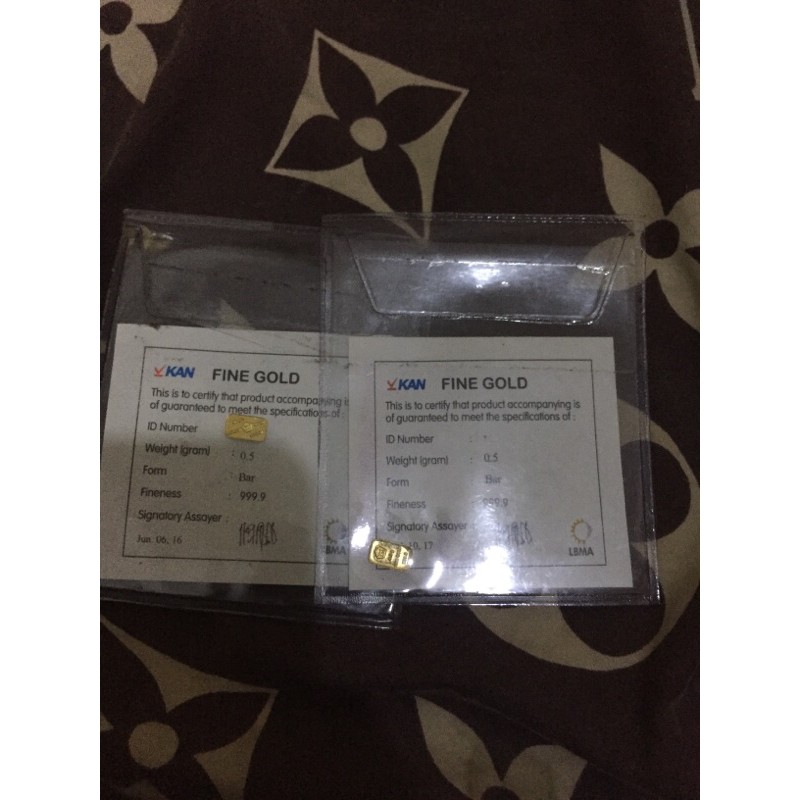 antam / Lm retro rare item 0,5 gram