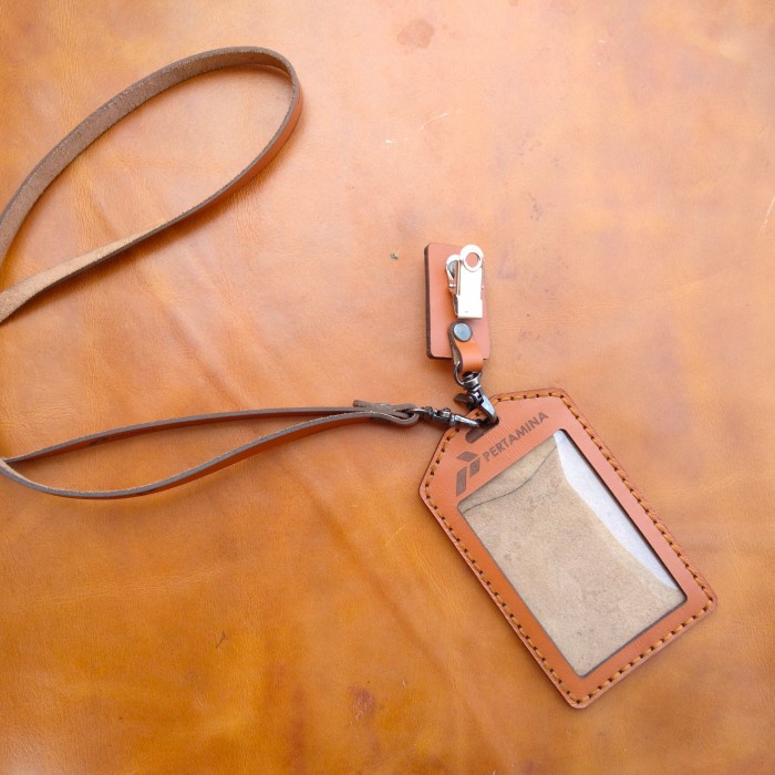 

Id Card - Name Tag Holder Costum Kulit Asli Big Sale