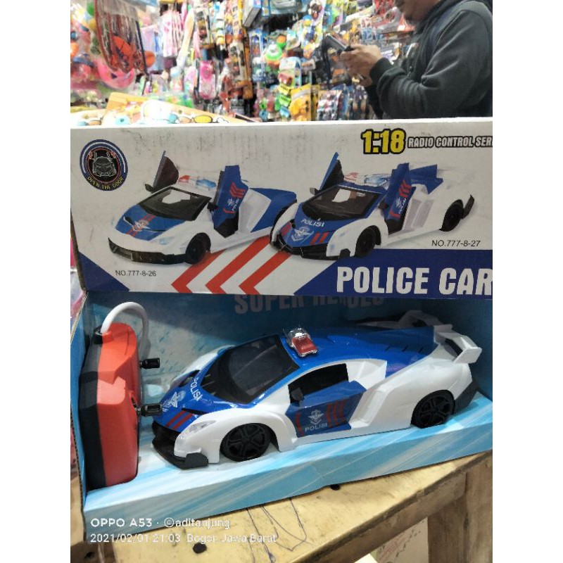Mainan mobil remot control lamborgini-RC buka pintu