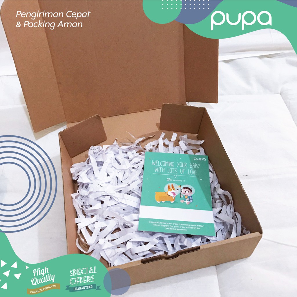 

Tambahan Packaging Gift Box + Kartu Ucapan, Extra Packaging kotak kado