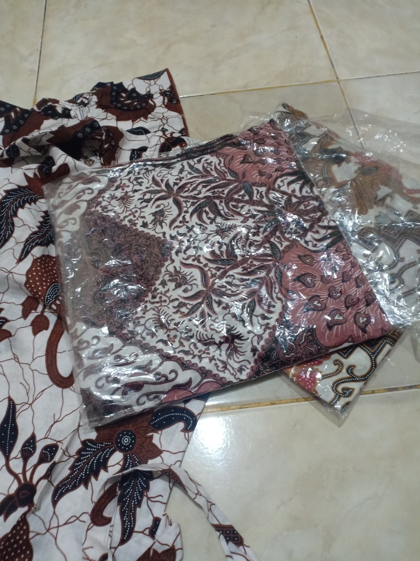 Atasan Batik Dolby Dolbi Dobby Doby Tenun Sutra Tulis Halus Katun Atbm Baron ,sarombit Atasan