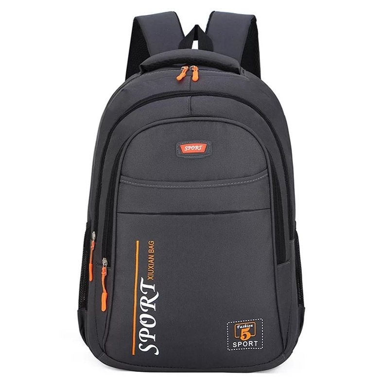 Tas Sekolah Anak Laki-laki Anak Prempuan Backpack Sekolah anak SMA KULIAH MAHASISWA-ABU