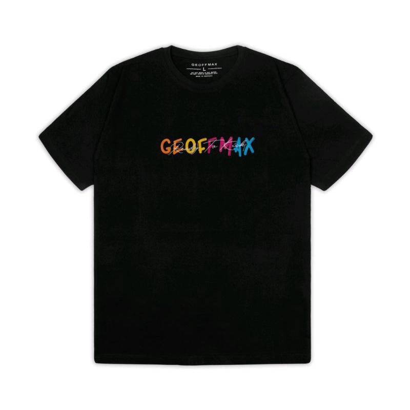 Geoff max Kaos Colekto black | kaos pria| kaos unisex