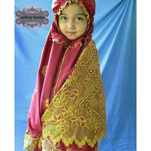 mukena anak mukena bordir mukena couple mukena bukittinggi - pariaman