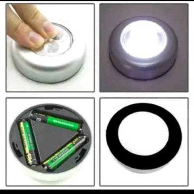 lampu tempel bulat, lampu dinding, lampu tekan, lampu emergency