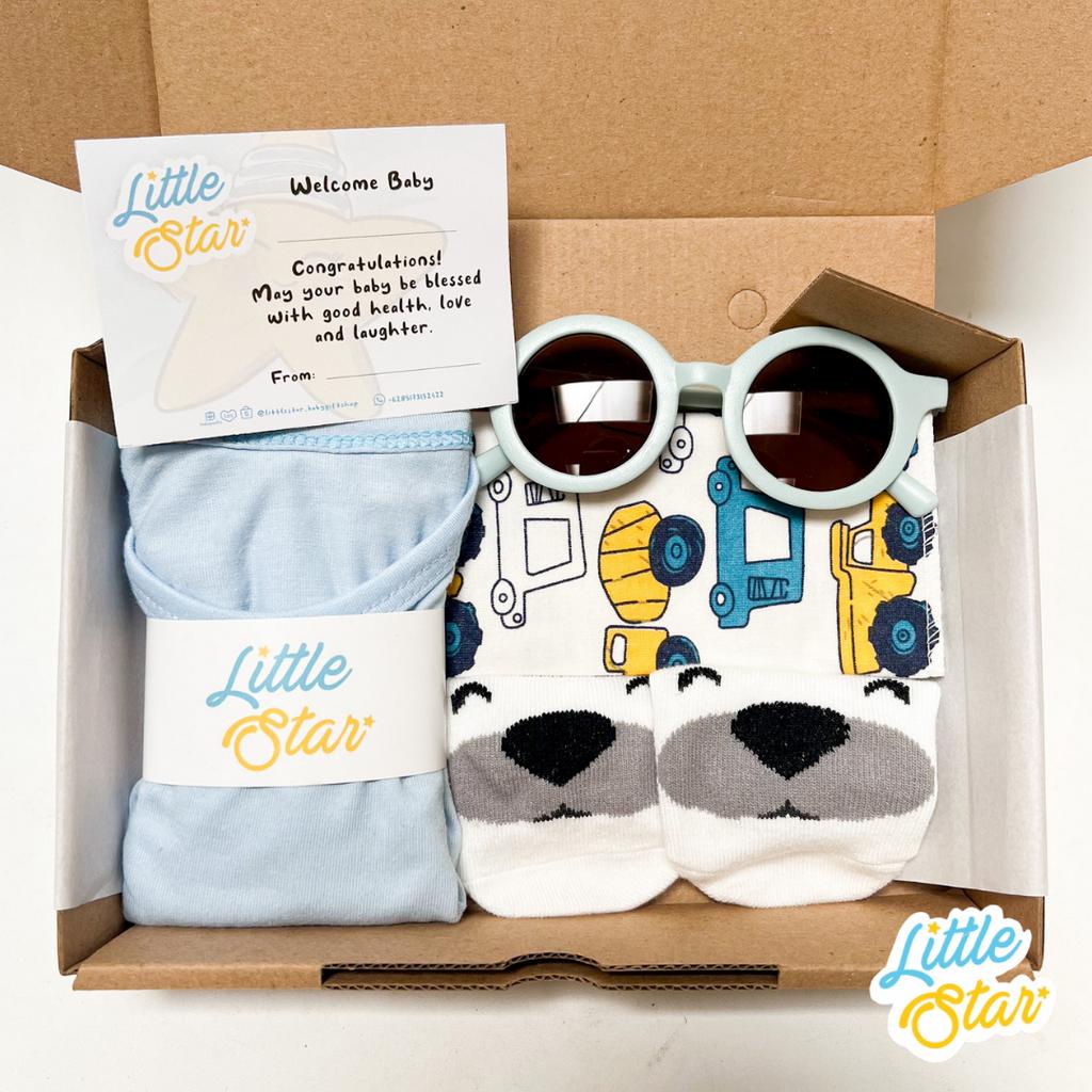 LS 4in1 Baby Gift Set Hampers Bayi Newborn Premium Kado Lahiran Unisex