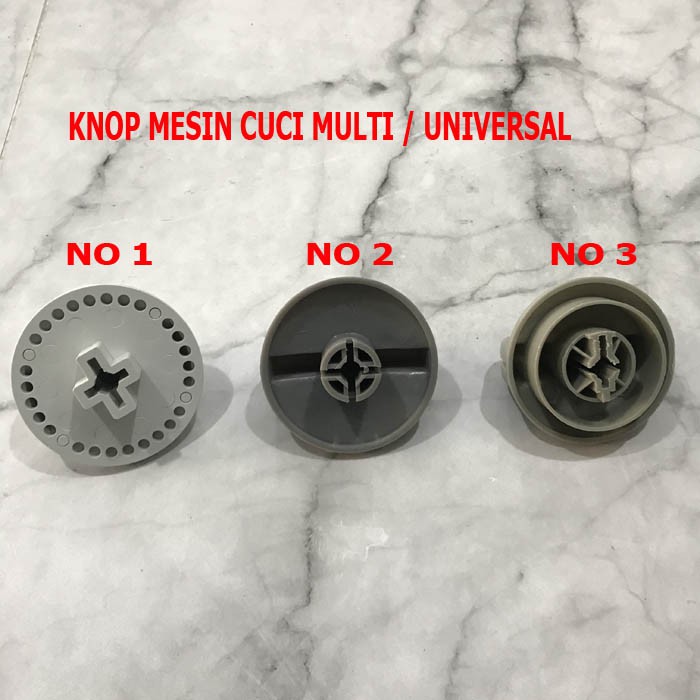 Knop Kenop Tombol Putaran Timer Mesin Cuci Universal Multi Umum No 2