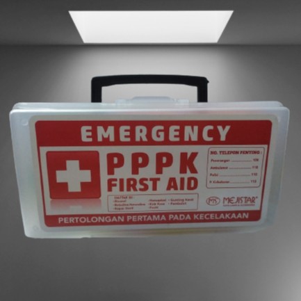 Kotak P3K PPPK Mobil Emergency First Aid Kit Box Kotak Obat Isi