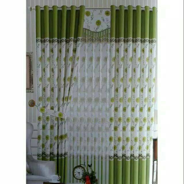 Gorden black out motip khusus Tinggi 220cm samapai dgn tinggi 250cmlayak untuk jual kembali
