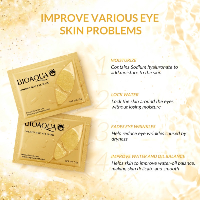 【BPOM】BIOAQUA Eye Mask Moisturizing masker mata 7.5 gram