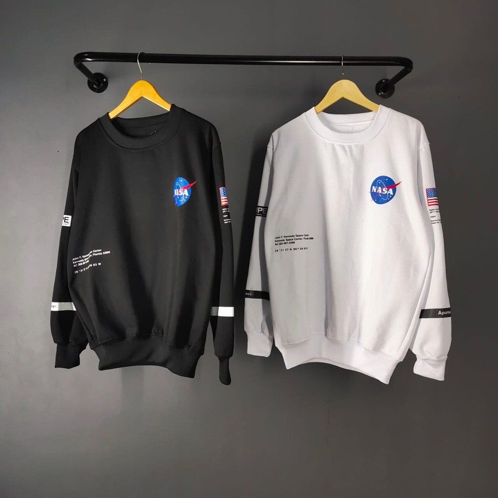 CREWNECK NASA PRIA / CREWNECK NASA WANITA / CREWNEK NASA FULL TAG H&amp;M