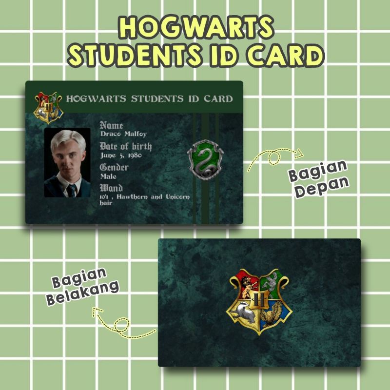 

HARRY POTTER ID CARD || HOGWARTS ID CARD