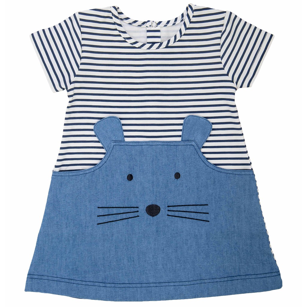  Baju  Anak  Perempuan Torio Curious Mice Casual  Dress  