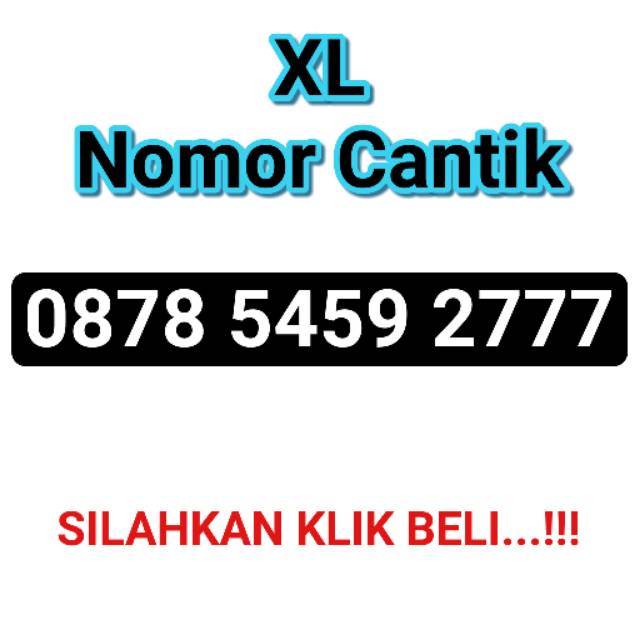 Kartu XL Nomor Cantik Triple 777