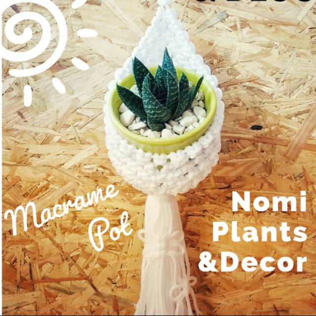 Makrame Pot Pot Gantung Makrame Tali Kur Shopee Makrame Pot Pot Gantung Makrame Tali Kur Shopee
