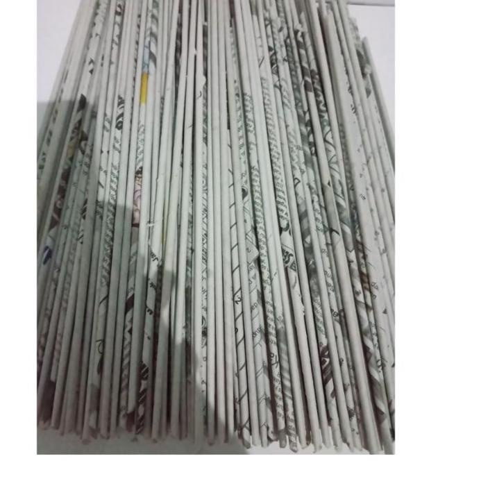 

10.10 Promo >> [Harga Per100 Pcs]Lintingan koran / Koran lintingan / Gulungan Koran / Anyaman Koran / Lilitan koran 25-30 cm