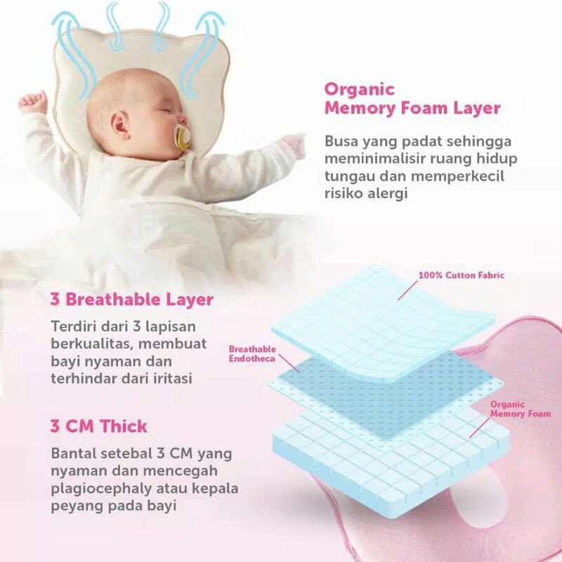 bantal memory foam bayi