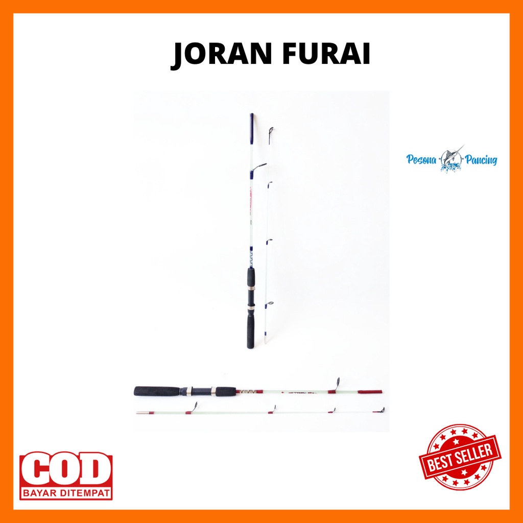 Joran Pancing Udang Swan FURAI Fiber Glass Transparan Super Lentur Panjang 135 Cm Marit Banyak Cocok Untuk Memancing Udang dan Ikan Kecil Terlaris