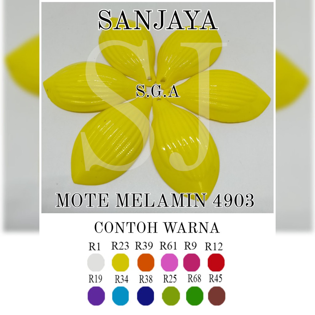 MOTE MELAMIN / MANIK SENDOK / MANIK MELAMIN KELOPAK BESAR / MOTE MELAMIN KELOPAK 4903