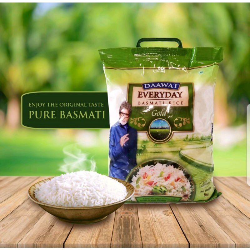 

Beras Basmati 1kg Premium Daawat LONG GRAIN original Beras Brasmati Arab Basmati Rice nasi Kebuli