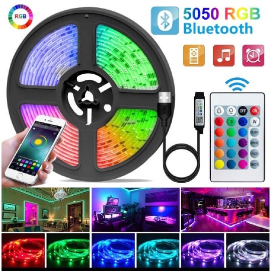 lampu selang led strip warna warni lampu tumblr sx-556