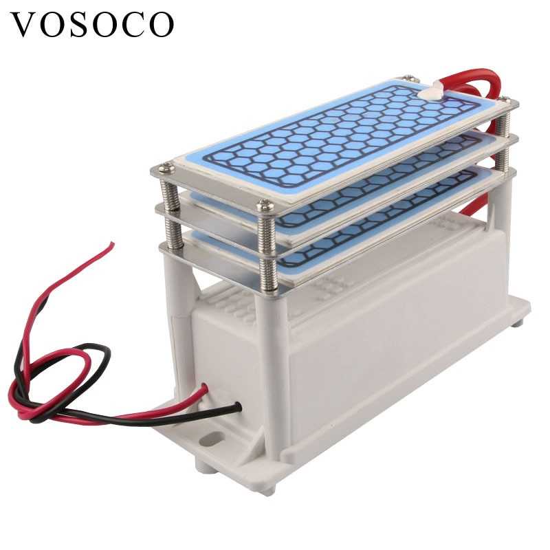 (BISA COD) RVOSTR VOSOCO Ozonizer DIY Ozone Generator Portable Air Purifier 15g/h VOS15