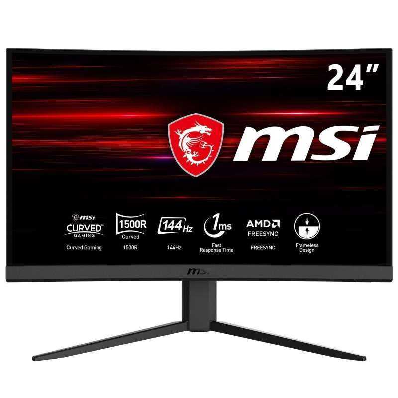 MSi Optix G24C4 Gaming Monitor 24 Inch - FHD IPS 144Hz 1ms