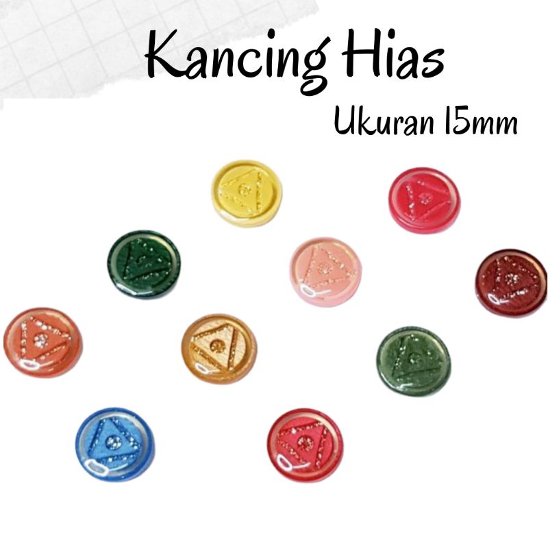 Kancing Hias RH1663 GROSS Kancing Baju