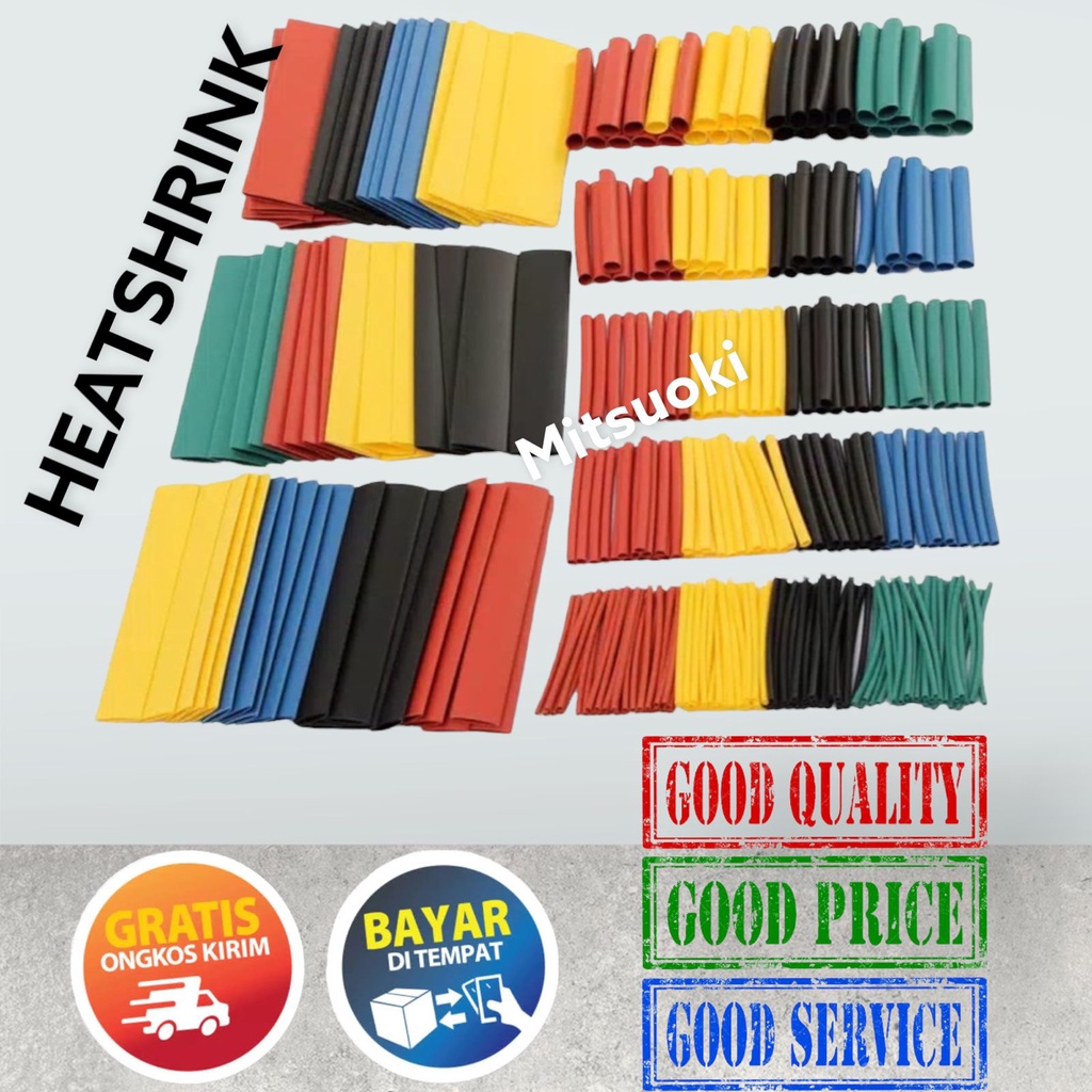 heatshrink 3mm/Isolasi Bakar Selang/Bakar Kabel bakar/1 roll