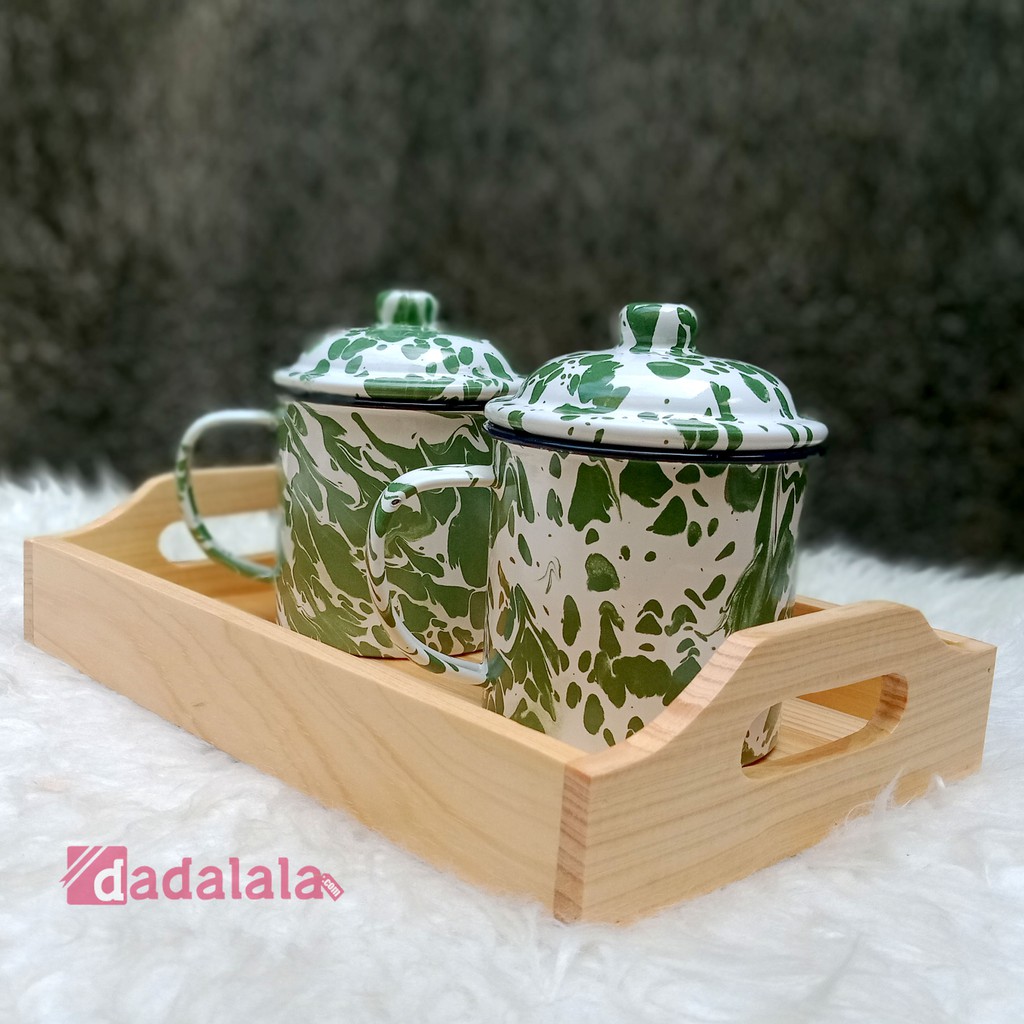 DADALALA Nampan Kayu Aesthetic / Tray Kayu Ukuran Kecil - Besar Bahan Kayu Pinus - 3 Varian