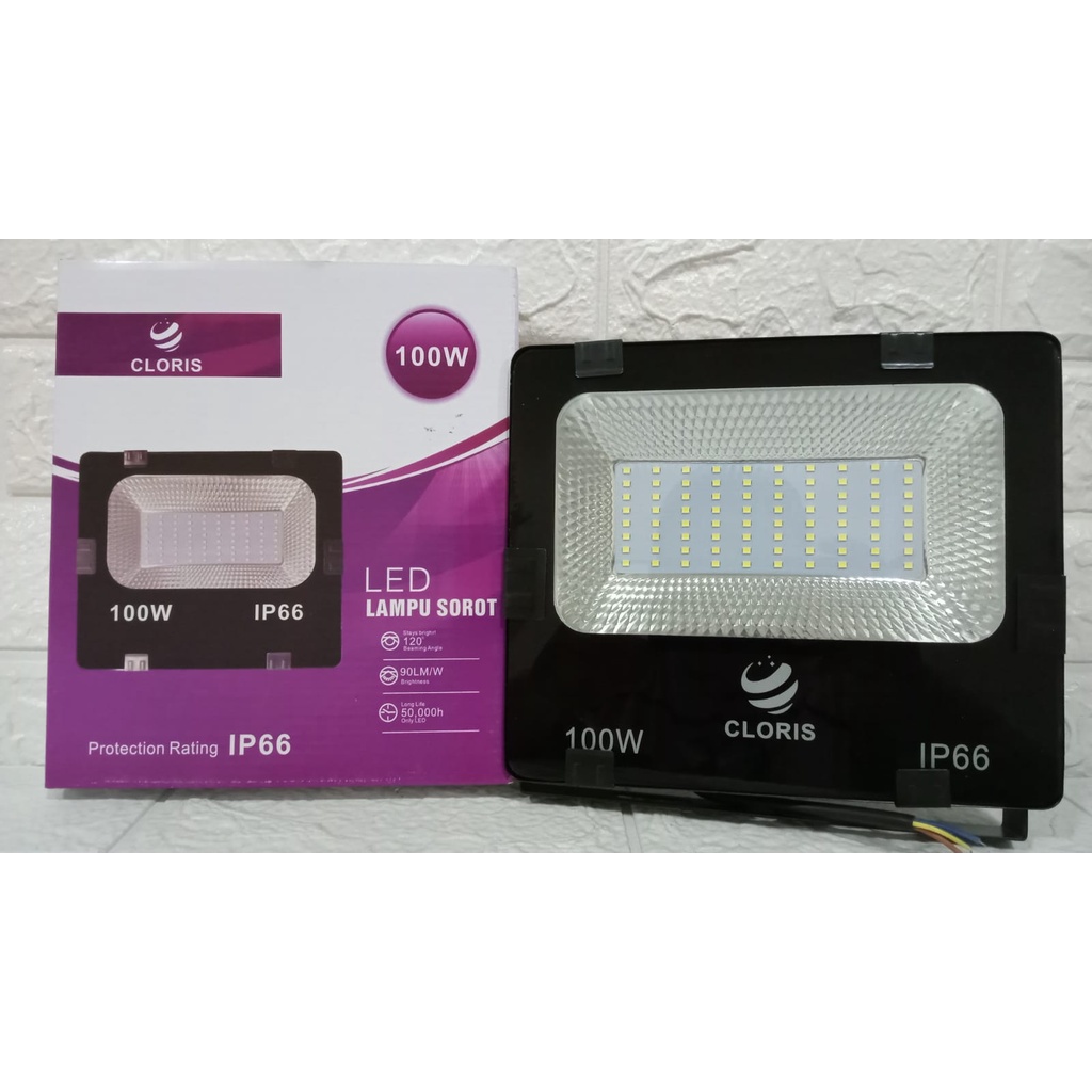 Cloris Lampu Sorot LED 100 Watt IP66