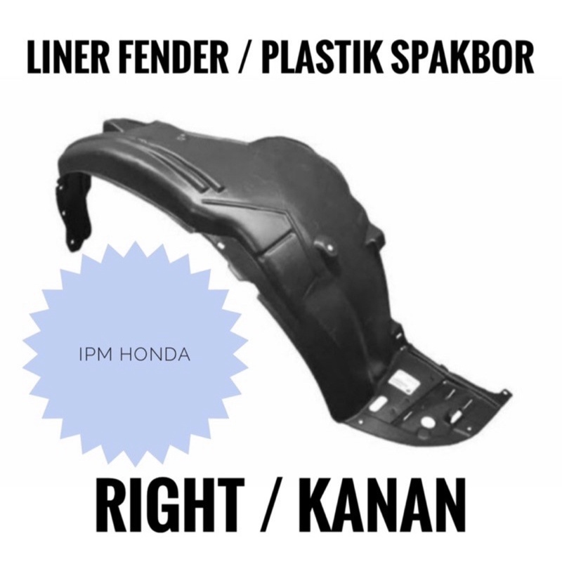 TG4 Inner Liner Linner Fender Plastik Spakbor DEPAN Honda BRIO Satya Rs 2012-2021 Mobilio type E &amp; S 2014-2021