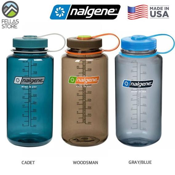 Nalgene Wide Mouth Tritan - Cadet, Woodsman, Grayblue ---Termurah---