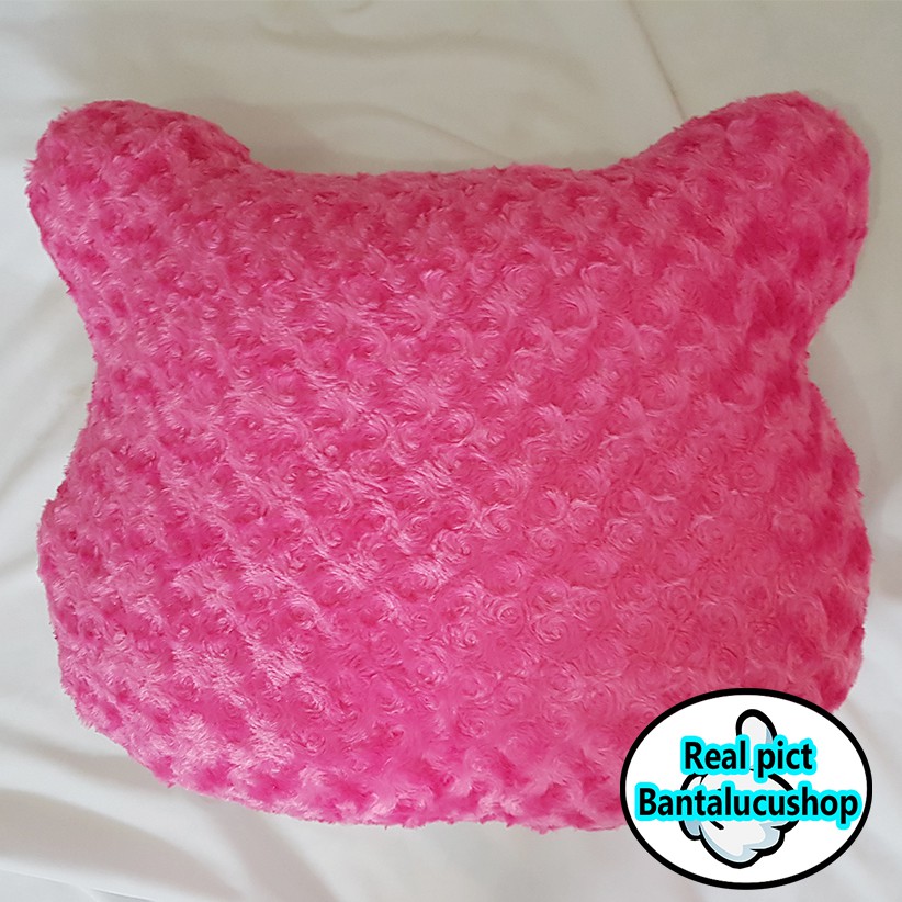 Bantal Hello Kitty Kepala Hello Kitty L Bahan Snail 40x50CM