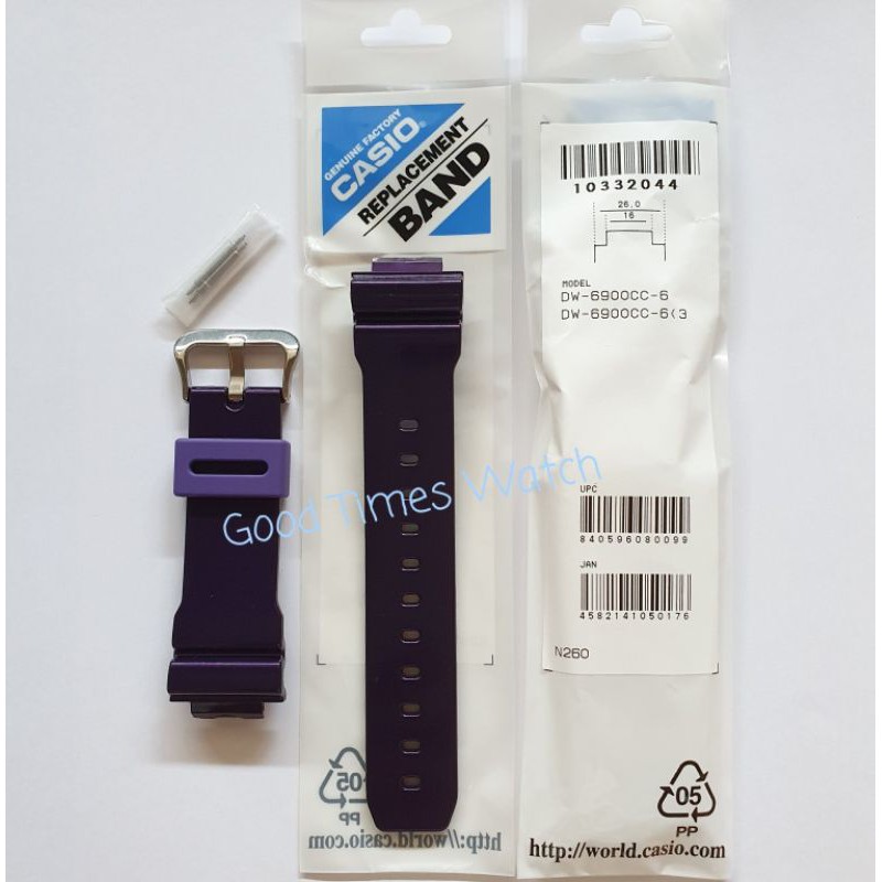 STRAP G-SHOCK DW-6900CC-6 DW 6900CC DW 6900 Casio Original