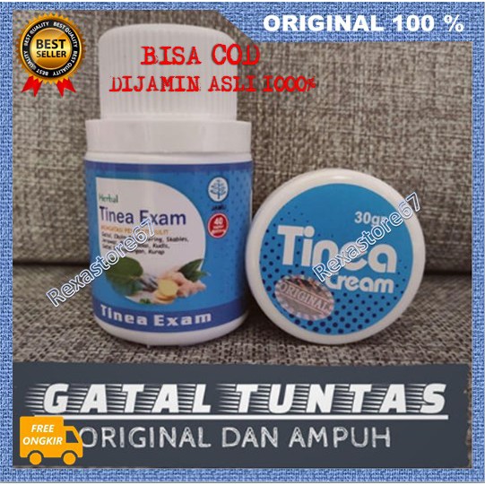 [BISA COD] Obat Paket Tinea Exam Anti Gatal Ter Ampuh Atasi Penyakit Kulit 100% ASLI