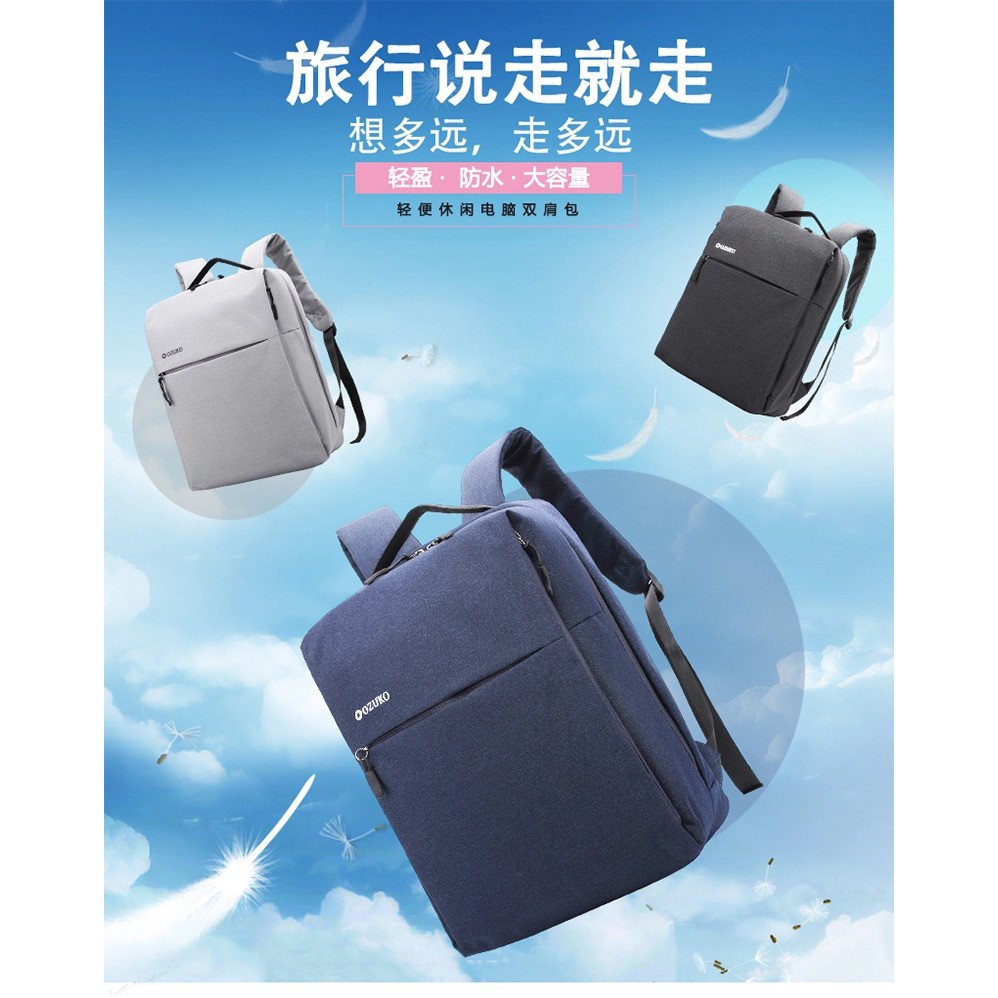 OZUKO 8848 Tas Ransel Pria Anti Air Backpack Pria By Japan Design WATCHKITE WKOS