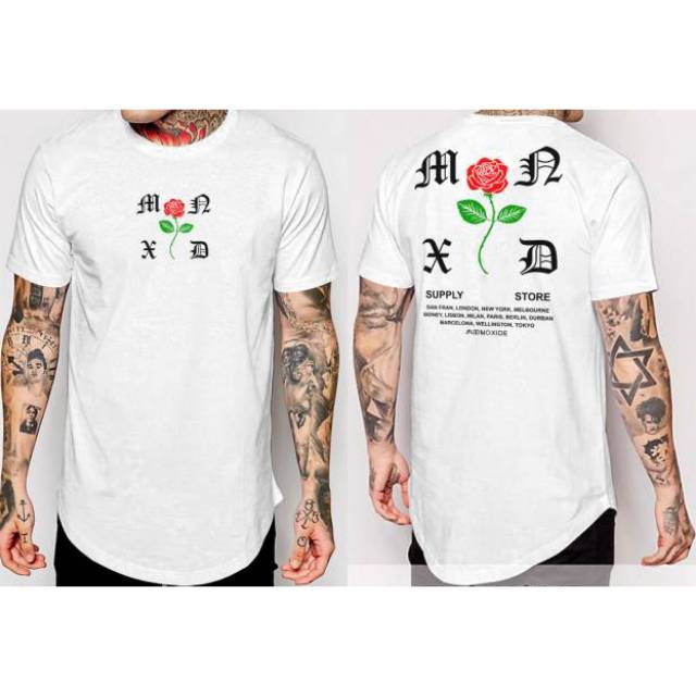Kaos longline original fregie edisi alive / kaos longshirt ala young lex tuli