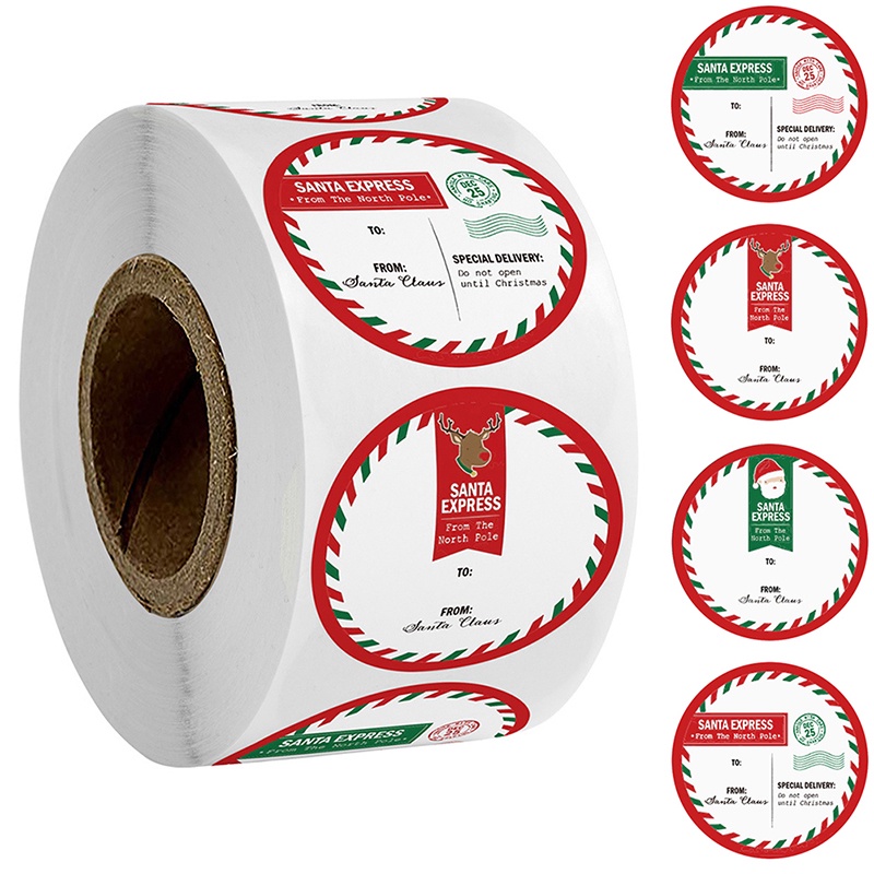 500pcs / roll Stiker Tulisan Thank You Untuk Scrapbook