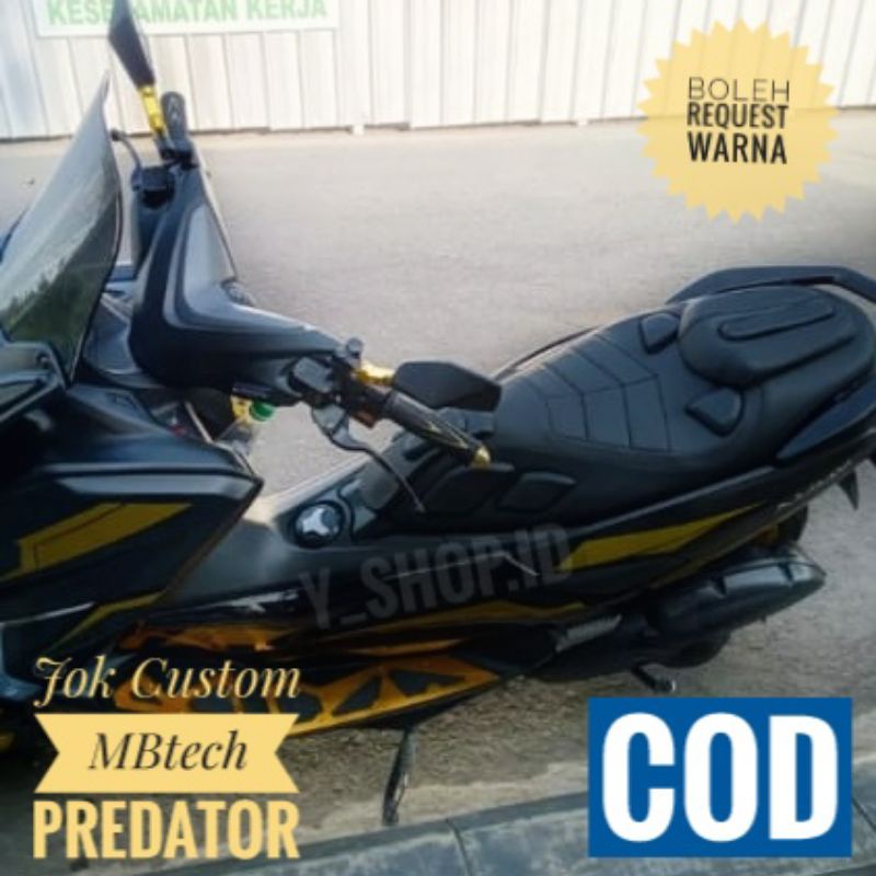 Jok Motor Yamaha Nmax Old All New Model Retro Predator Bahan MBtech