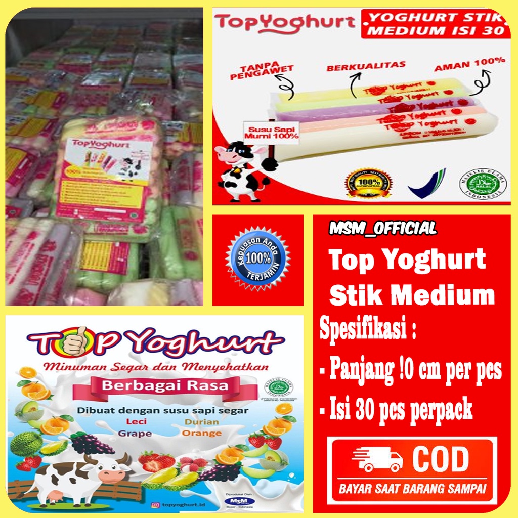 

Frozen yoghurt beku mambo satuan top yoghurt ukuran Mini isi 30 dan jumbo isi 20