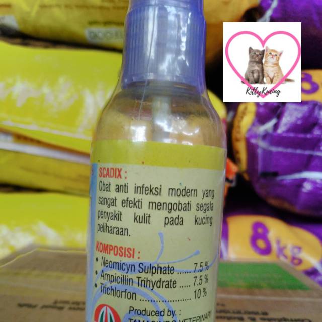 SCADIX Spray Anti Infeksi Kulit Kucing