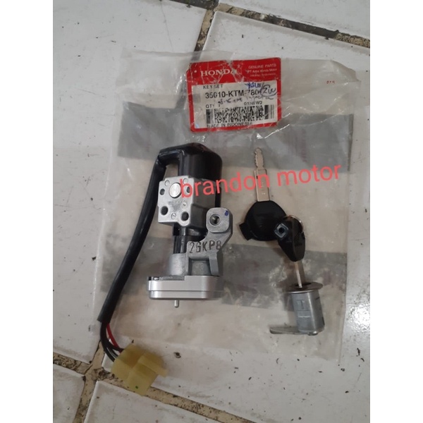 Kunci kontak set+jok Supra X 125 Fi old KTM-780 original Honda