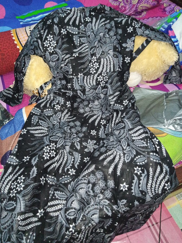 Batik Couple  Ld 104 Maura Sania Ruffle Ori Ndoro Jowi Dnt Size M L Xl All Size