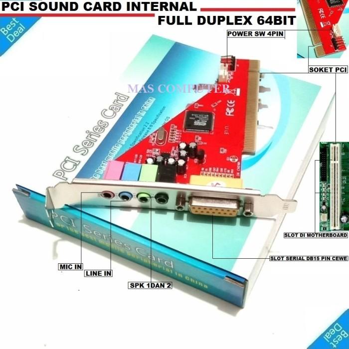 Pci Soundcard 5.1 Internal Cpu