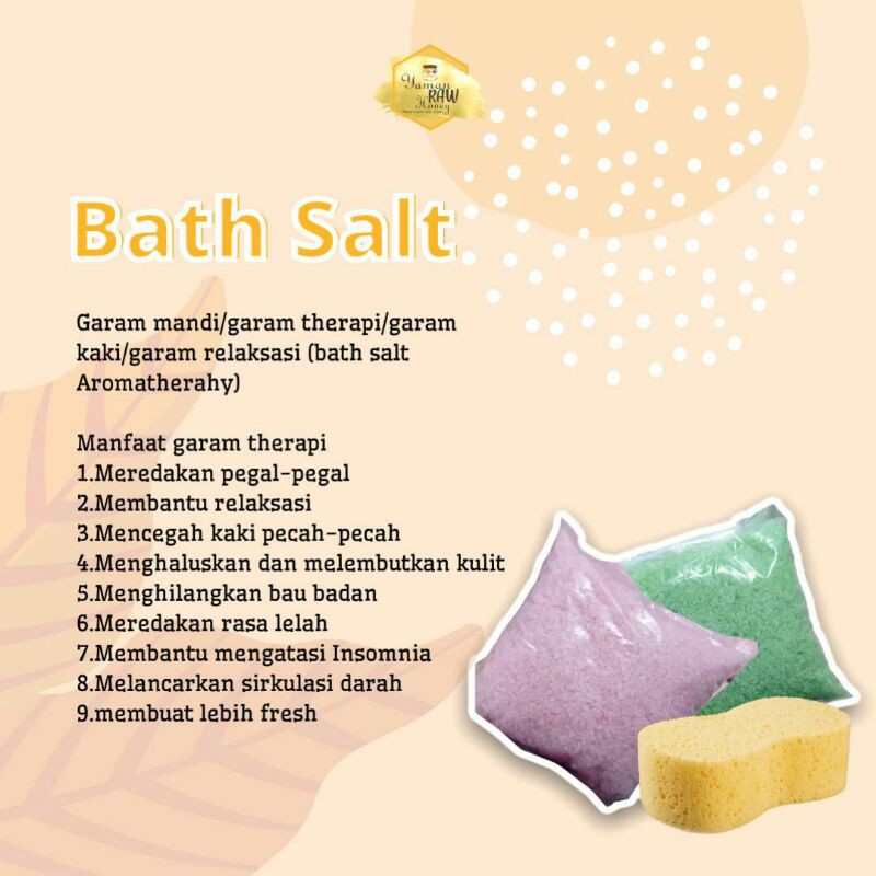 Bath Salt (Garam yodium) Murni 100%