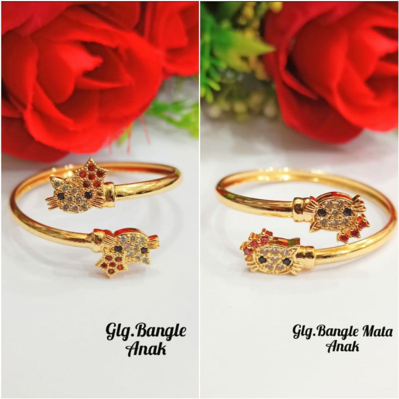 Fourfashion Gelang Bangle Anak HK Permata PD095