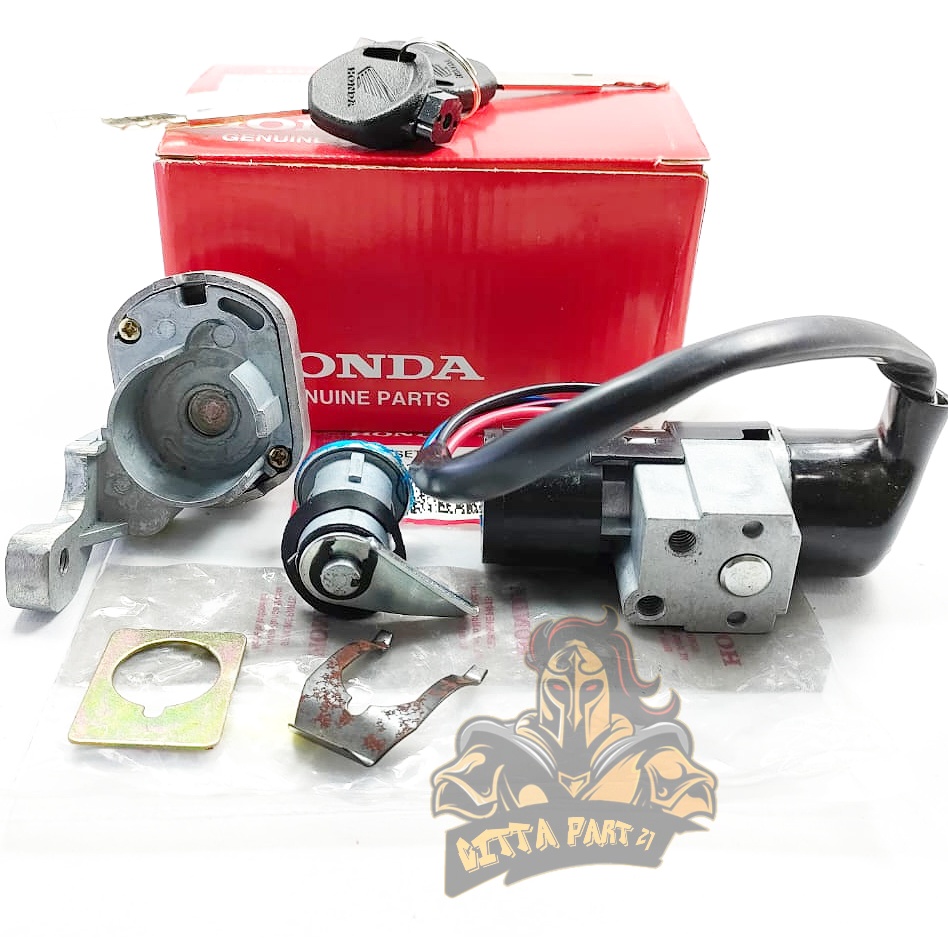 KUNCI KONTAK SET PLUS KUNCI JOK ASLI ORIGINAL HONDA KVL SUPRA X 125 FI KUALITAS ASLI ORIGINAL HONDA AHM DIJAMIN AWET DAN MANTAP SUPRA X 125 FI INJEKSI