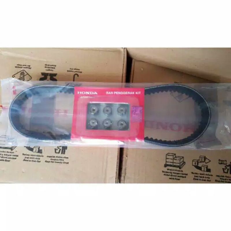 Vanbelt / V belt assy set beat lama karbu / scoopy karbu Vanbelt set kvy